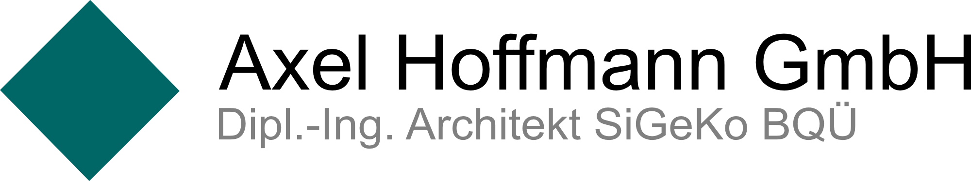 LogoAxelHoffmann_Architekt für den Bereich „Ausführung-Objektabwicklung“